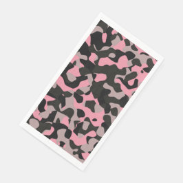 Rosa Camouflage Serviette
