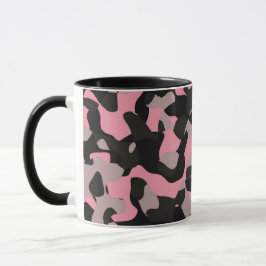 Rosa Camouflage Tasse