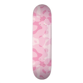 Rosa CamouflageSkateboard Skateboard