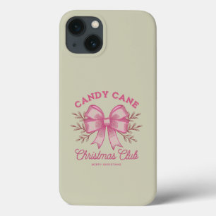Rosa Candy Cane Weihnachtsclub Xmas Saison Case-Mate iPhone Hülle