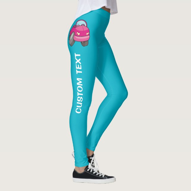 Rosa Cartoon Leggings (Rechts)