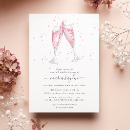 Rosa Champagne | Brunch & Bubbly Shower Einladung