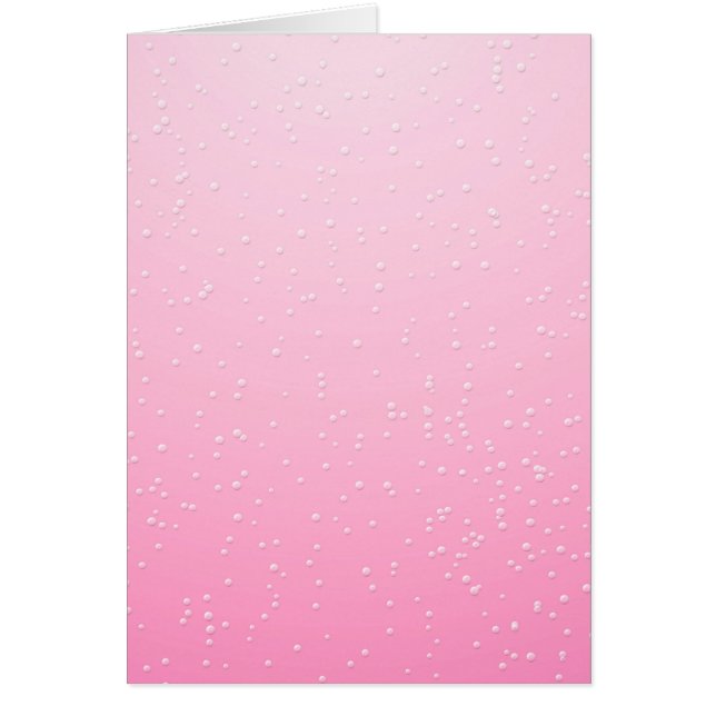 Rosa Champagner mit zarten Bläschen Kunst (Vorne)