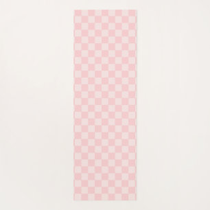 Rosa Checkerde Yogamatte