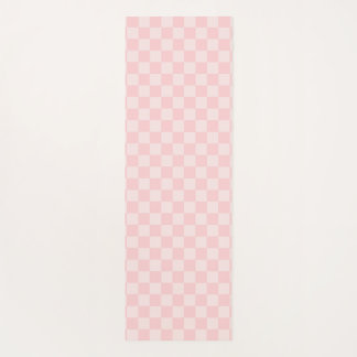 Rosa Checkerde Yogamatte