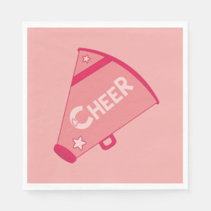 Rosa Cheerleader-Party-Papierservietten KRW Serviette