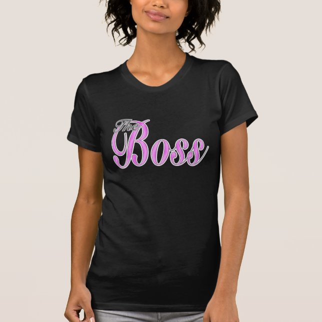 Rosa Chef-Dame Shirt (Vorderseite)