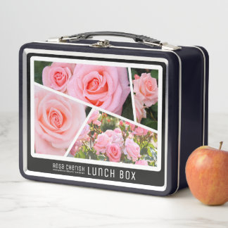 Rosa Cherish Metall Brotdose