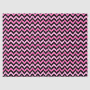 Rosa Chevron-Brustkrebs-Bewusstseinsmuster Seidenpapier