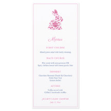 Rosa Chinoiserie-Hasen-Hochzeitsdusche-Party