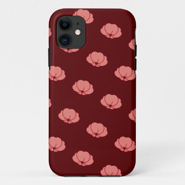 Rosa Chrysanthemum-Blume Case-Mate iPhone Hülle (Rückseite)
