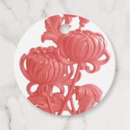 Rosa Chrysanthemum Geschenkanhänger