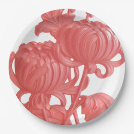 Rosa Chrysanthemum Pappteller