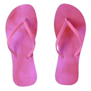Rosa Cloud Abstrakt Flip Flops