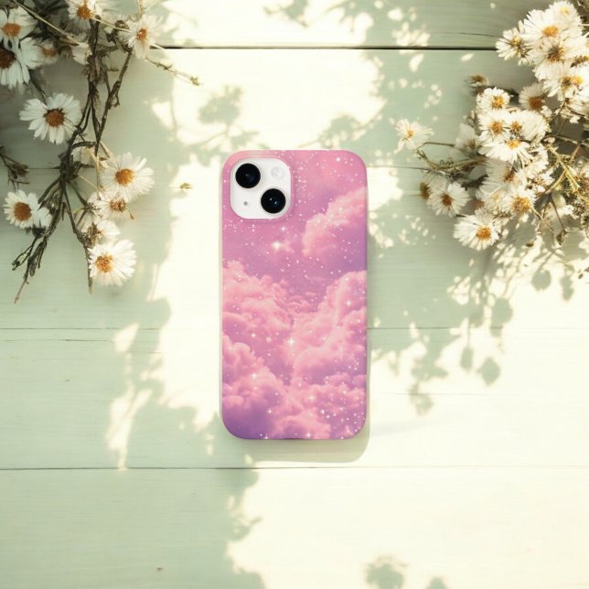 Rosa Cloud Ästhetik iPhone-Hülle Träumerisches Him Case-Mate iPhone 14 Hülle (Von Creator hochgeladen)