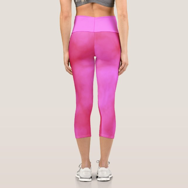 Rosa Cloud Capri Leggings (Rückseite)