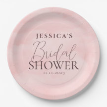 Rosa Cloud Elegantes Kalligrafie-Brautparty