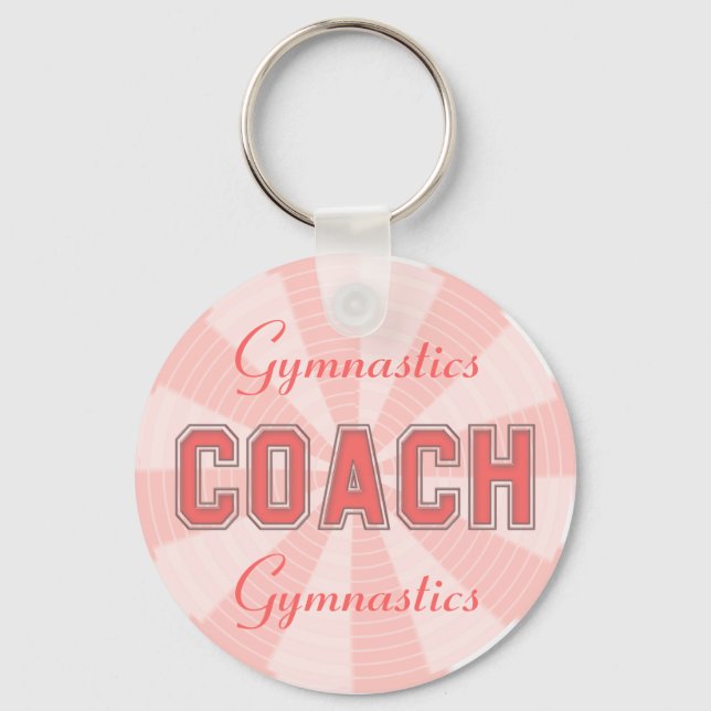 Rosa Coach Schlüsselanhänger (Vorderseite)