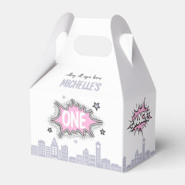 Rosa Comicen Buch Supergirl Gable Favor Box Geschenkschachtel