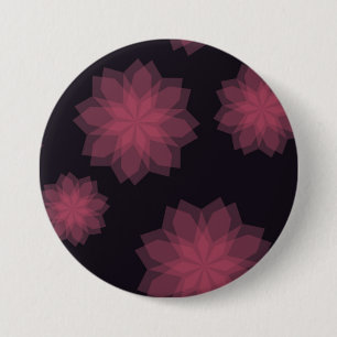 Rosa, cool, trendige, moderne Abstraktion der Blum Button