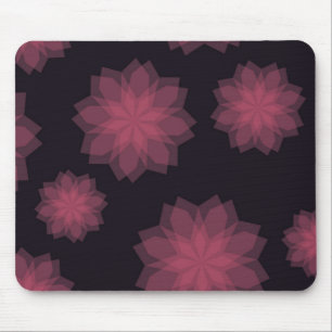 Rosa, cool, trendige, moderne Abstraktion der Blum Mousepad