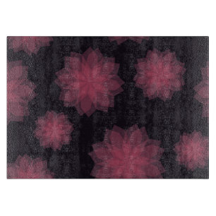 Rosa, cool, trendige, moderne Abstraktion der Blum Schneidebrett