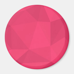 Rosa, coole, einzigartige, trendige Dreieck-Abbild Magnet