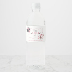 Rosa Coquette Abschluss Wasserflasche