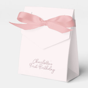rosa Coquette Bogen Custom Geschenkschachtel
