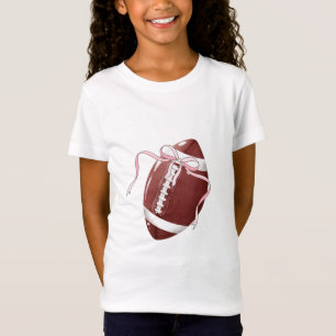 Rosa Coquette-Fußballshirt, Fußball-Mama-Shirt,  T-Shirt