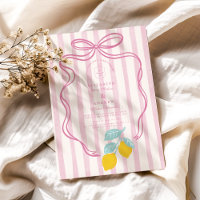 Rosa Coquette mediterrane Hochzeit mit Zitronen