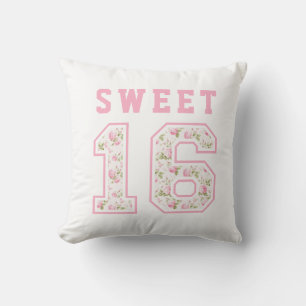 Rosa Coquette Sweet 16 University Kissen