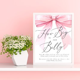 Rosa Coquette Wie groß ist ihr Bauchspiel Poster