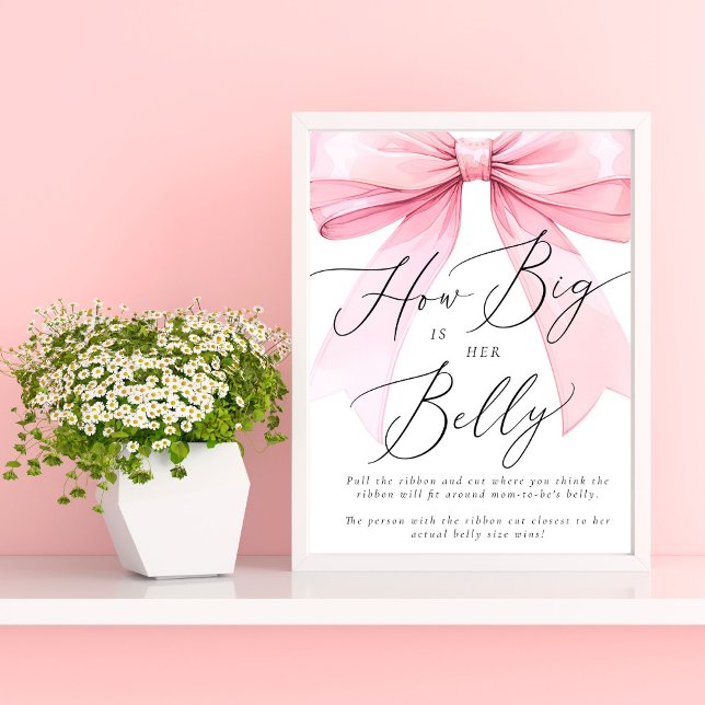 Rosa Coquette Wie groß ist ihr Bauchspiel Poster (Von Creator hochgeladen)