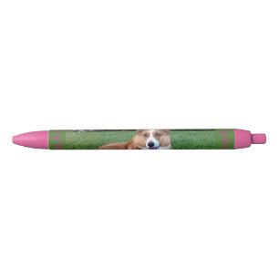 Rosa Corgi-Stift Kugelschreiber