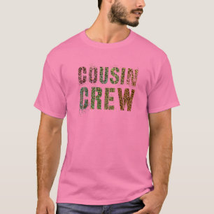 Rosa COUSIN CREW Leopard Print Funny Grammy Pawpaw T-Shirt