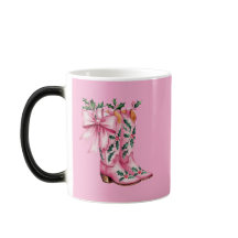 Rosa Cowboystiefel