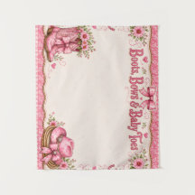Rosa Cowgirl-Baby-Shower-Papierteller | Stiefel Sc