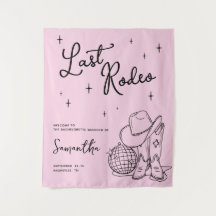 Rosa Cowgirl Disco Letztes Rodeo Junggesellinnenab