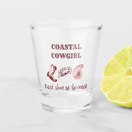 Rosa Cowgirl Schnapsglas