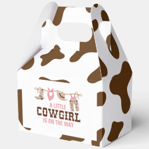Rosa Cowgirl Western-Baby-Party Geschenkschachtel