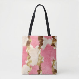 Rosa Creme Gold Cowhide Tasche