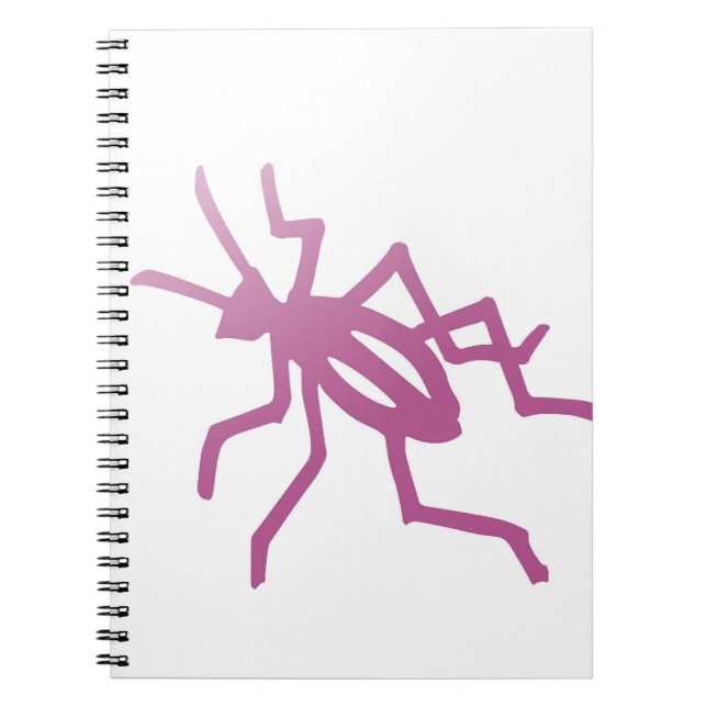 Rosa Cricket Notizblock (Vorderseite)