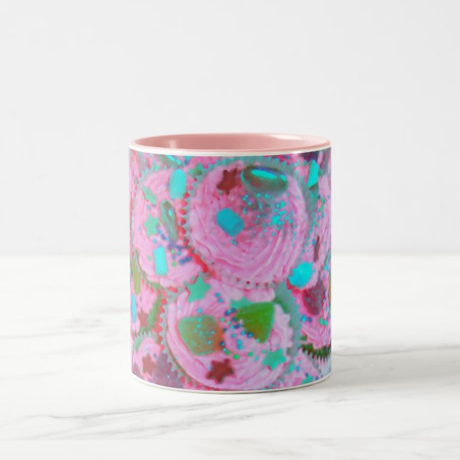 Rosa Cupcakes Tasse (Mittel)