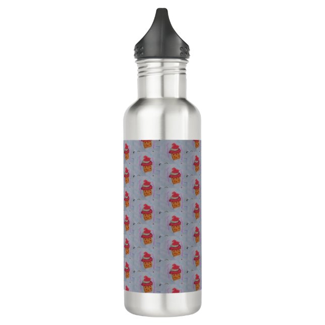 Rosa Cupcakes Wasser Flasche Edelstahlflasche (Links)