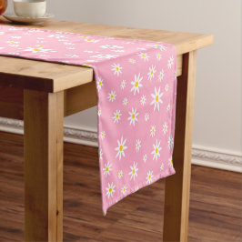 Rosa Daisy Table Runner Kurzer Tischläufer