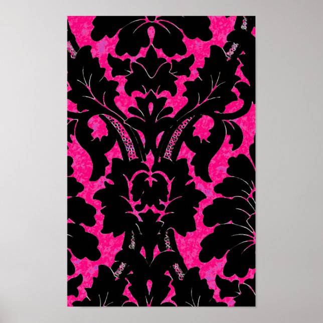 Rosa Damask ~ Poster (Vorne)