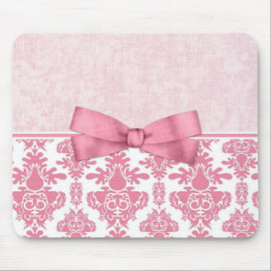 Rosa Damast (2) Mousepad