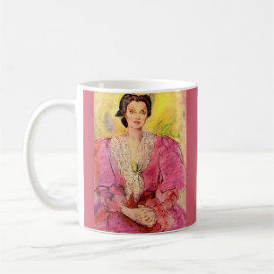 Rosa Dame Kaffeetasse