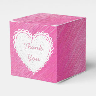 Rosa danken Ihnen Kuchen-Kasten Geschenkschachtel